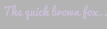 Image with Font Color CBBFD8 and Background Color B3B3B3